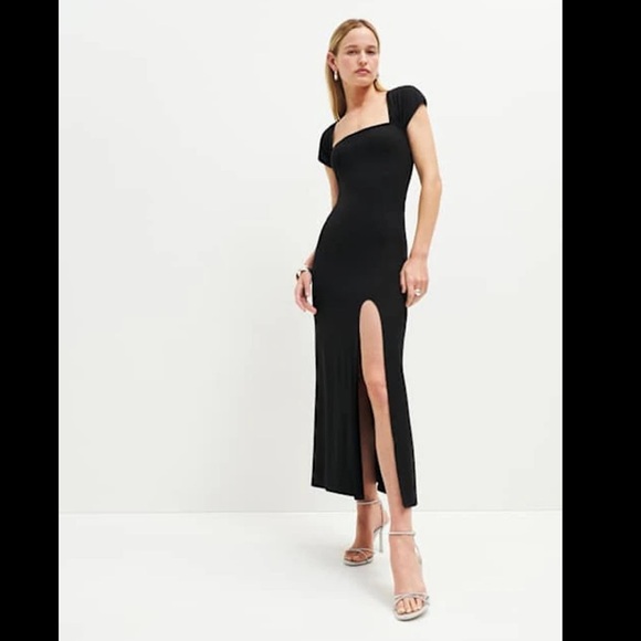 Reformation Dresses & Skirts - Reformation Elegant Black Maxi Dress Size L